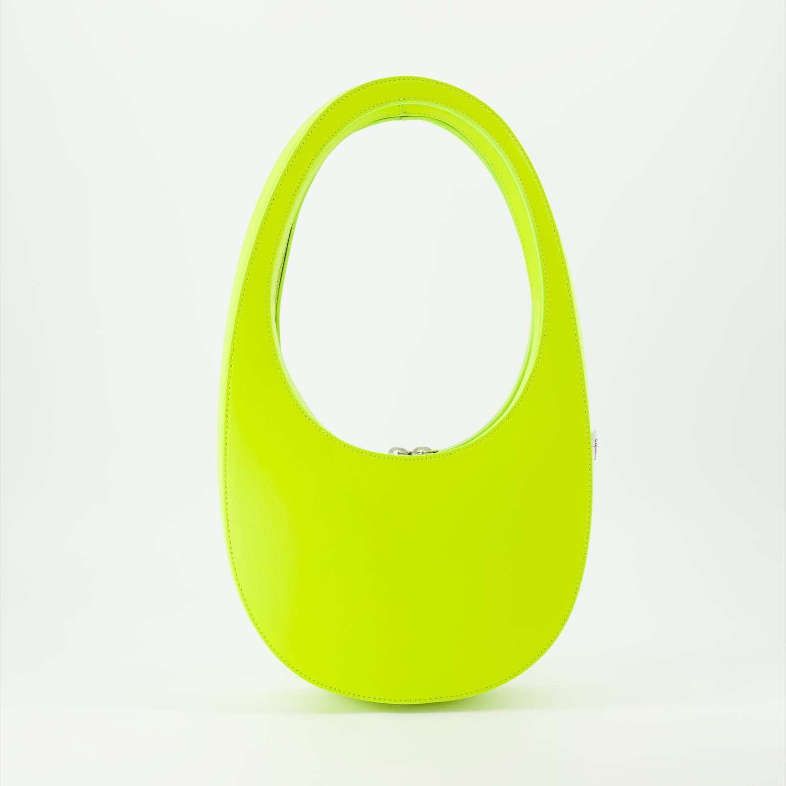 Coperni leather bag, black leather handbag, luxury swipe bag, designer accessories, avant-garde fashion