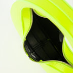 Coperni leather bag, black leather handbag, luxury swipe bag, designer accessories, avant-garde fashion