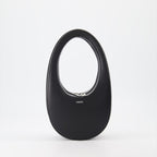 Coperni Swipe, mini black leather bag, luxury accessory, Coperni handbag, designer bags