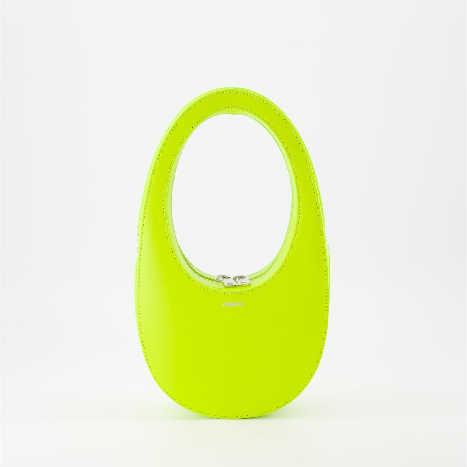 Coperni, mini shoulder bag, green leather, luxury accessories, Swipe Mini bag