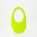 Coperni, mini shoulder bag, green leather, luxury accessories, Swipe Mini bag