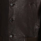 luxury jacket, leather jacket, Prada fashion, high-end outerwear, designer clothing