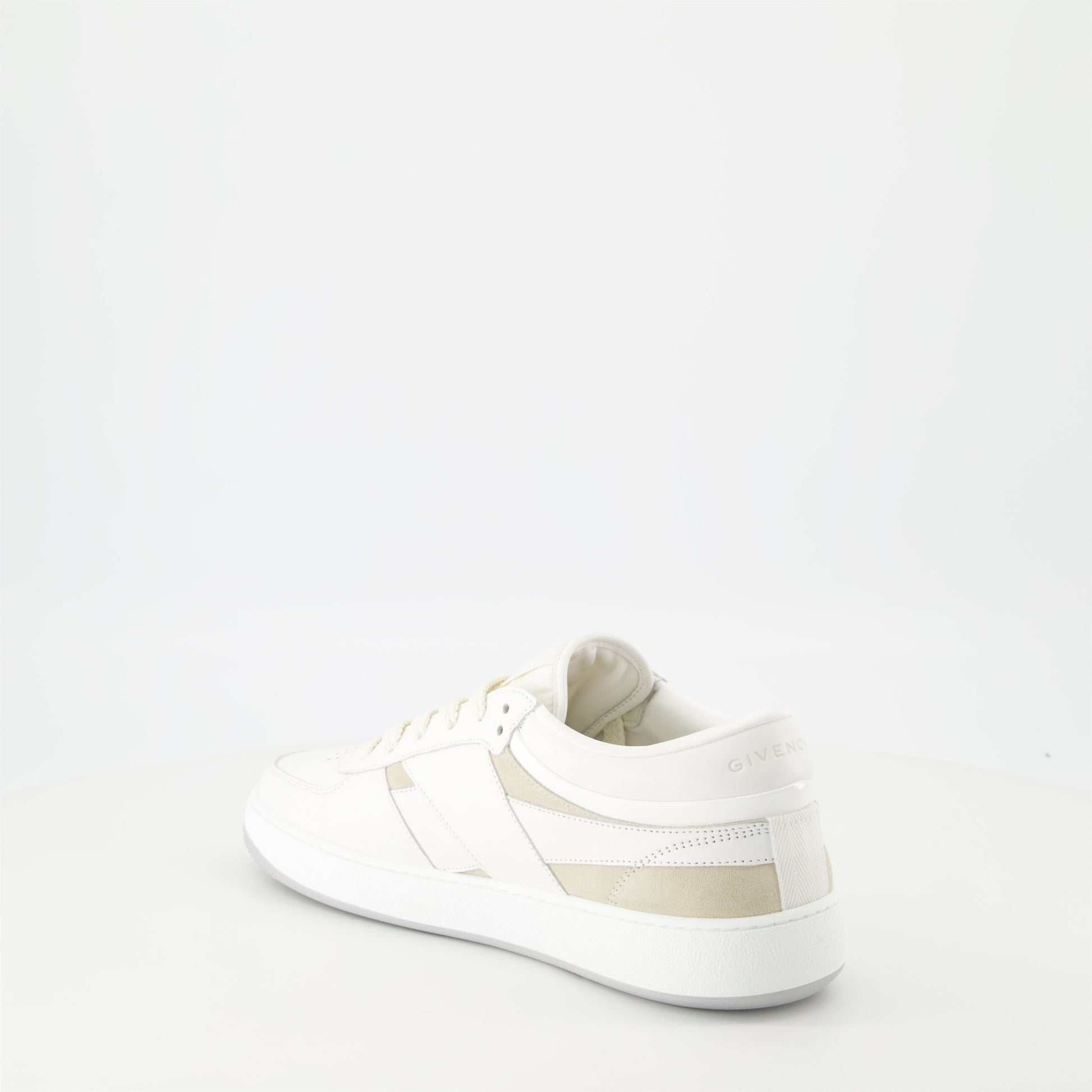 Givenchy G Move, Leather trainers, White and beige sneakers, Spring-Summer 2025, Modern footwear