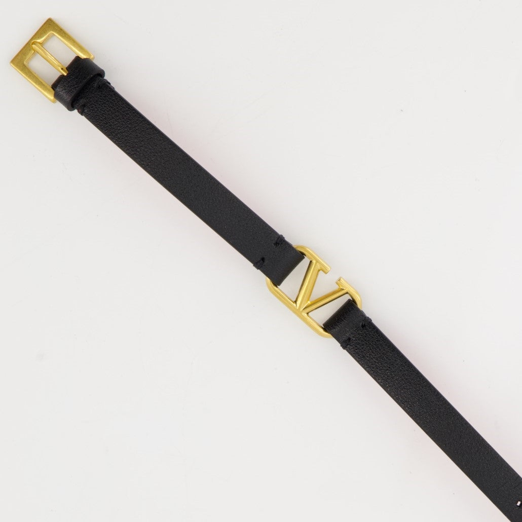 VLogo bracelet, Valentino Garavani, luxury leather bracelet, designer accessories, high-end fashion