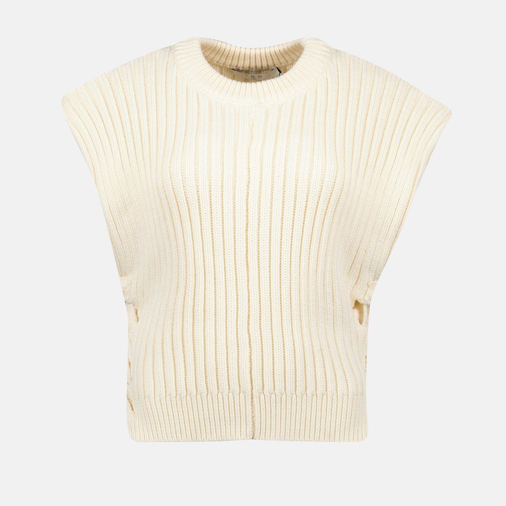 Iro, Pull Dolpa, ribbed knit sweater, women's fashion, Spring-Summer 2025