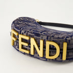 Fendigraphy FF, smalle Bag, adjustable strap, metallic logo, Fall-Winter 2024 collection