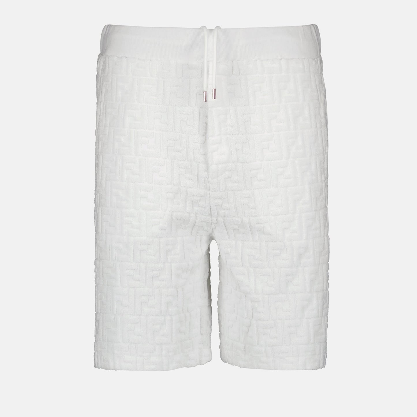 cotton terry shorts, Fendi FF pattern, luxury fashion, designer menswear, Autumn-Winter 2024