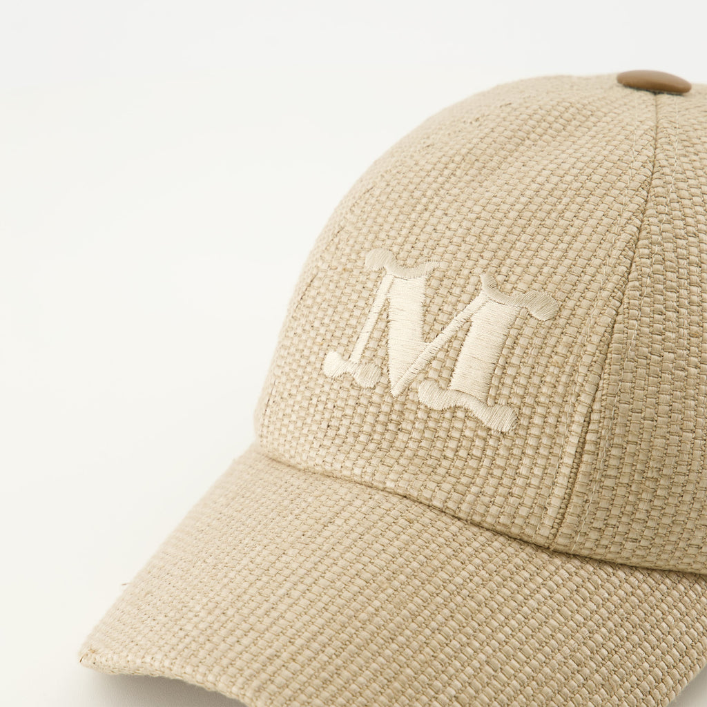 Gorra de Raffia Beige
