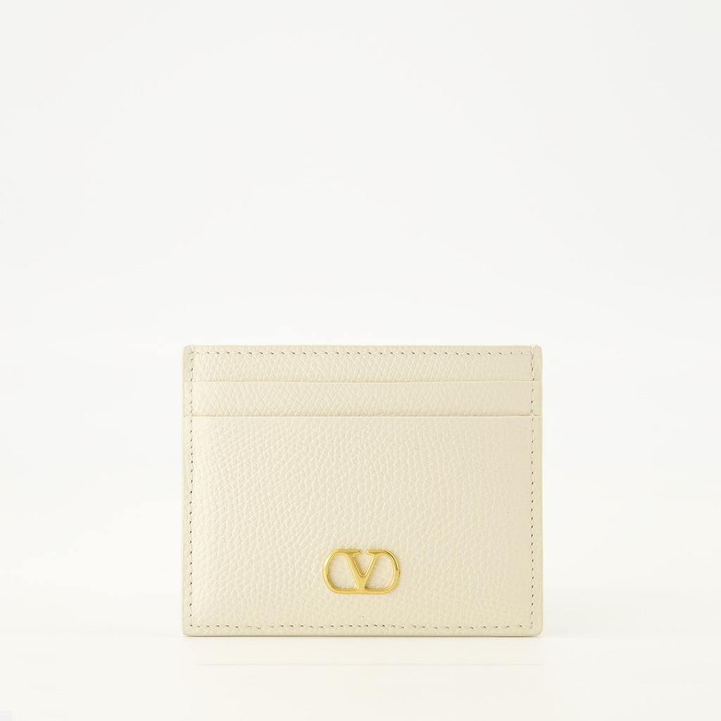 Valentino, card holder, VLogo, smooth leather, accessory