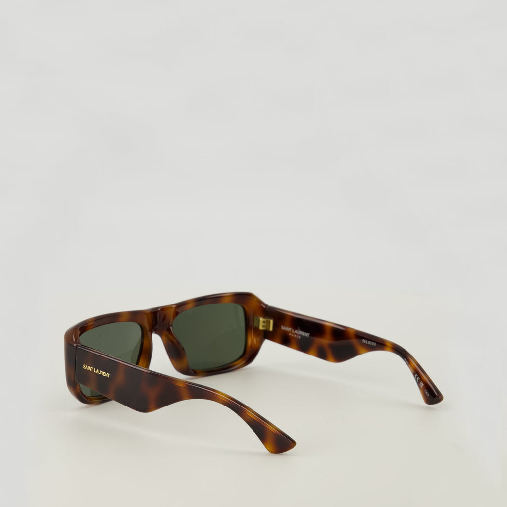 Image of SL869 Brown Sunglasses by Saint Laurent for Men - Season Spring-Summer 2026 - Detail View 1