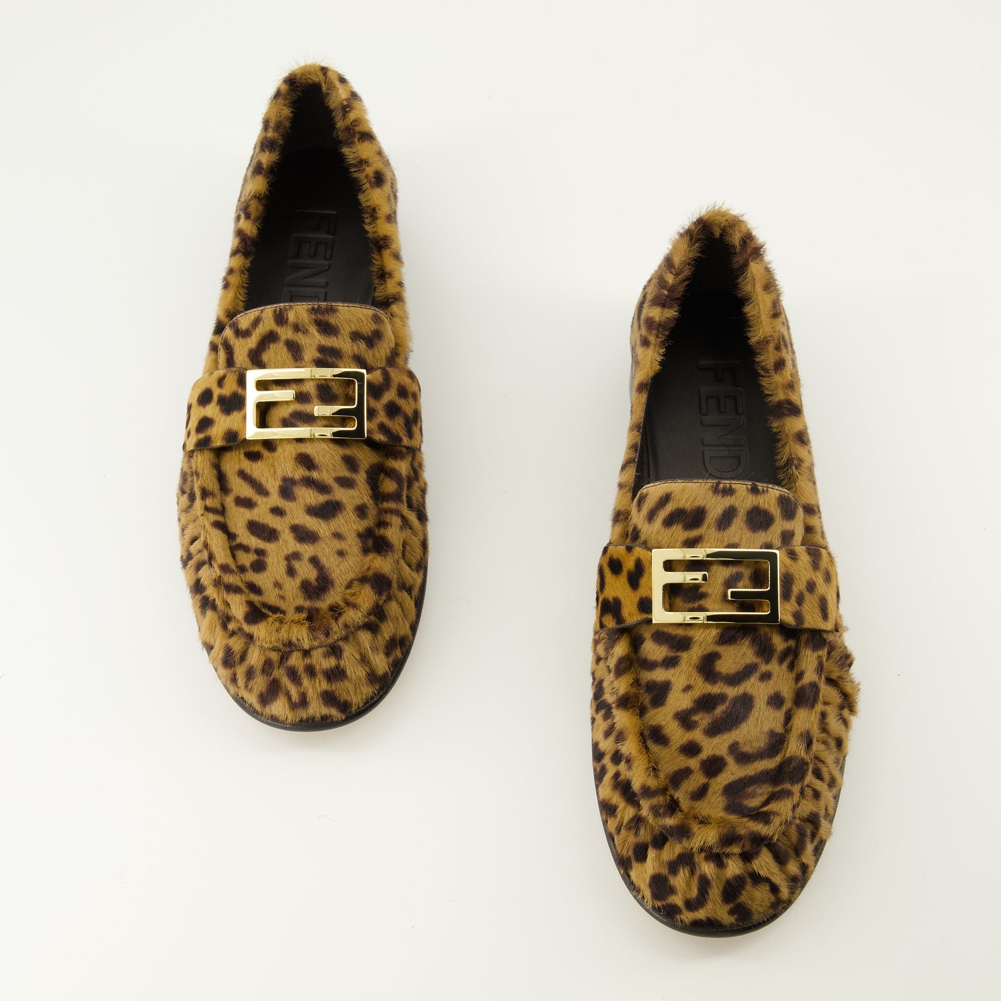 Fendi loafers, leopard print shoes, women's fashion footwear, luxury loafers, autumn-winter collection