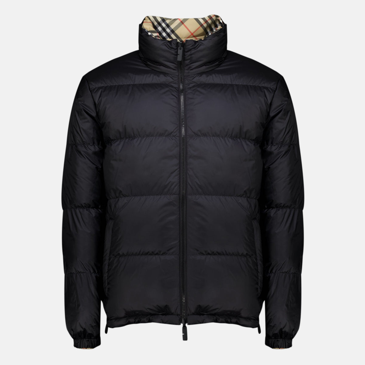 Reversible Check Quilted Jacket