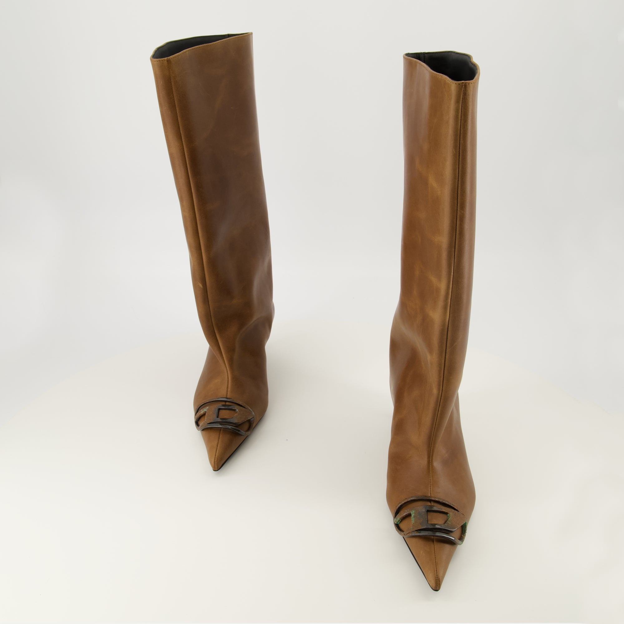 d venus brown boots diesel women 15618305982844