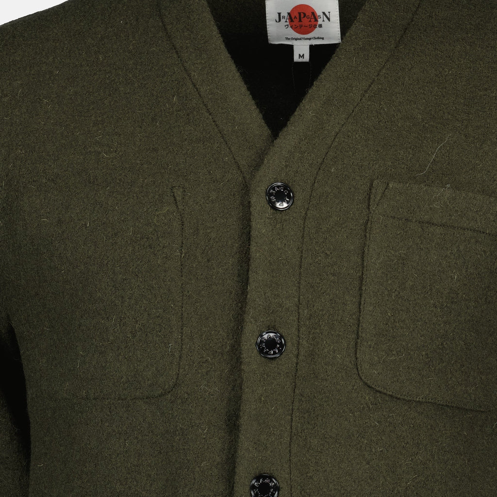 Seijii cardigan, Japan Rag, wool cardigan, Autumn-Winter fashion, men's knitwear