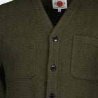 Image of Seijii Cardigan by Japan Rag for Men - Season Autumn-Winter 2025 - Detail View 1