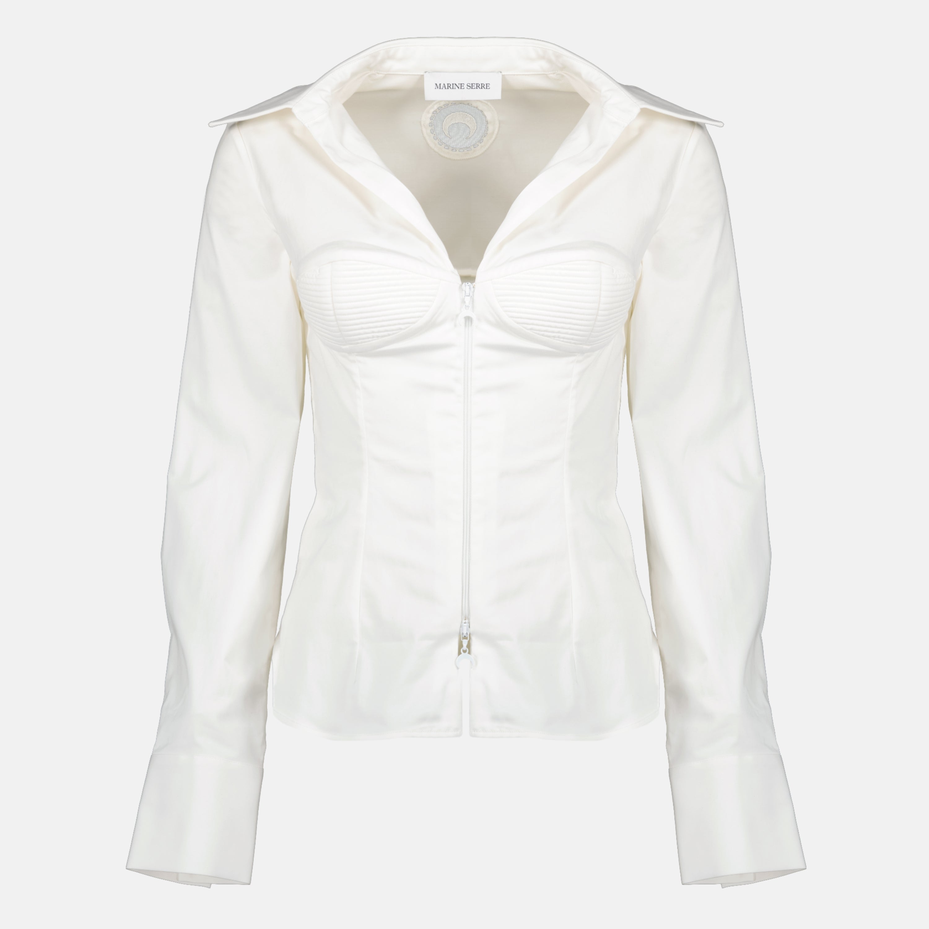 Camicia Bianca con Zip