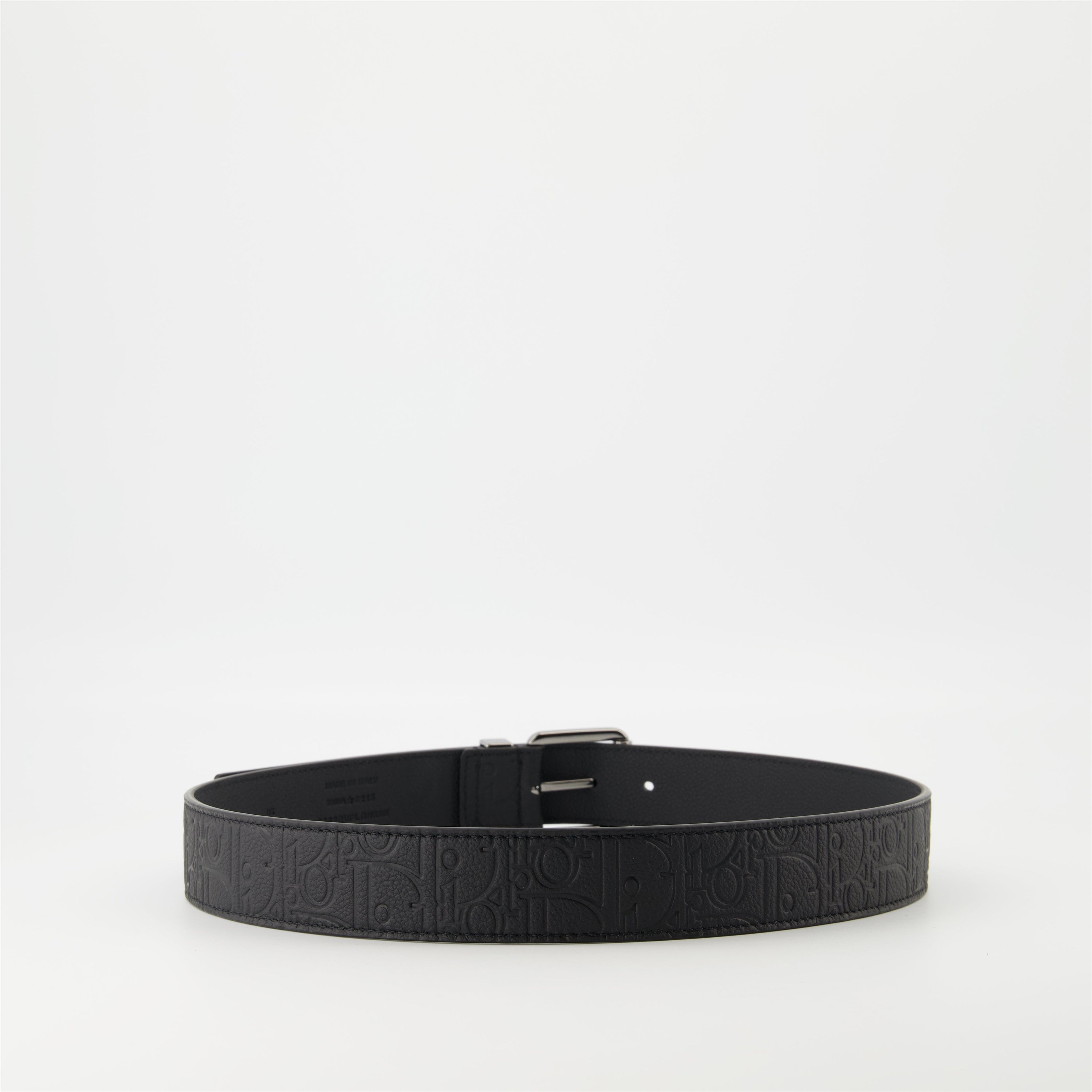 Dior Gravity belt, black leather belt, men's accessory, premium belt, luxury fashion