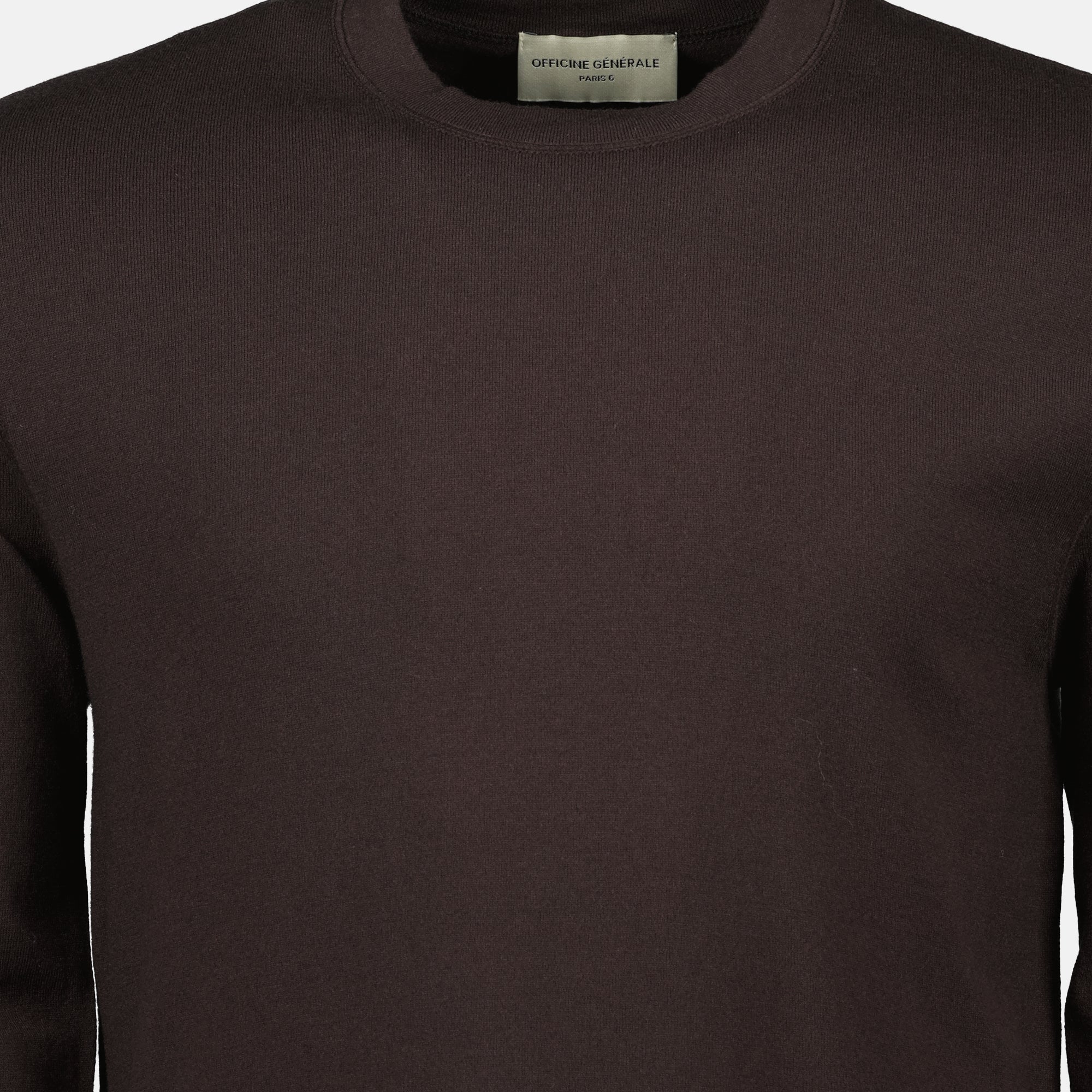 brown long sleeve t shirt officine generale men 15618305327484