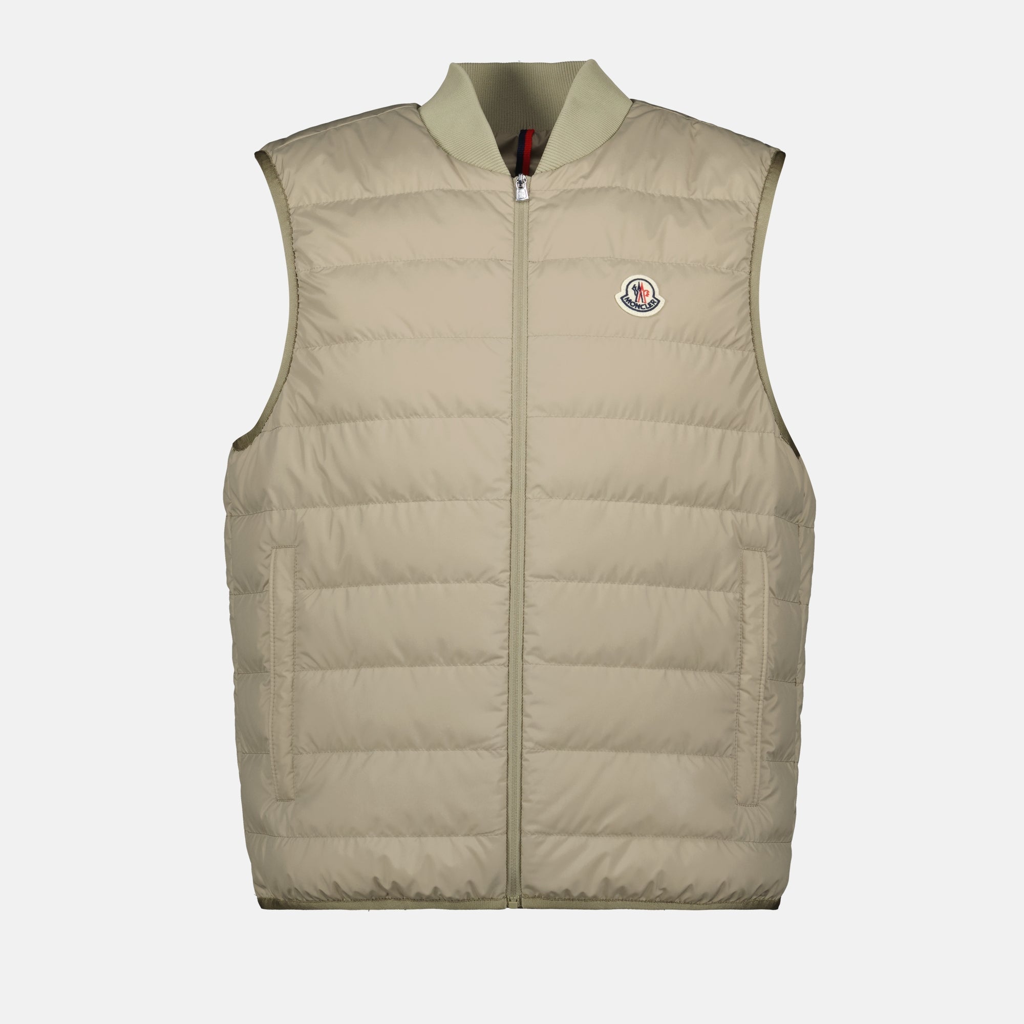 Imagem da jaqueta removível Verney Beige da Moncler para Homens - Temporada Primavera-Verão 2025 - Vista Detalhe 9