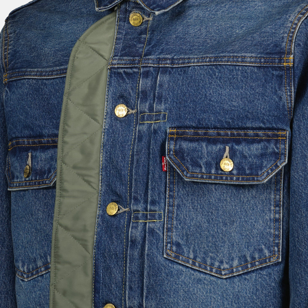 reversible jacket sacai x levis sacai men 15434351280508