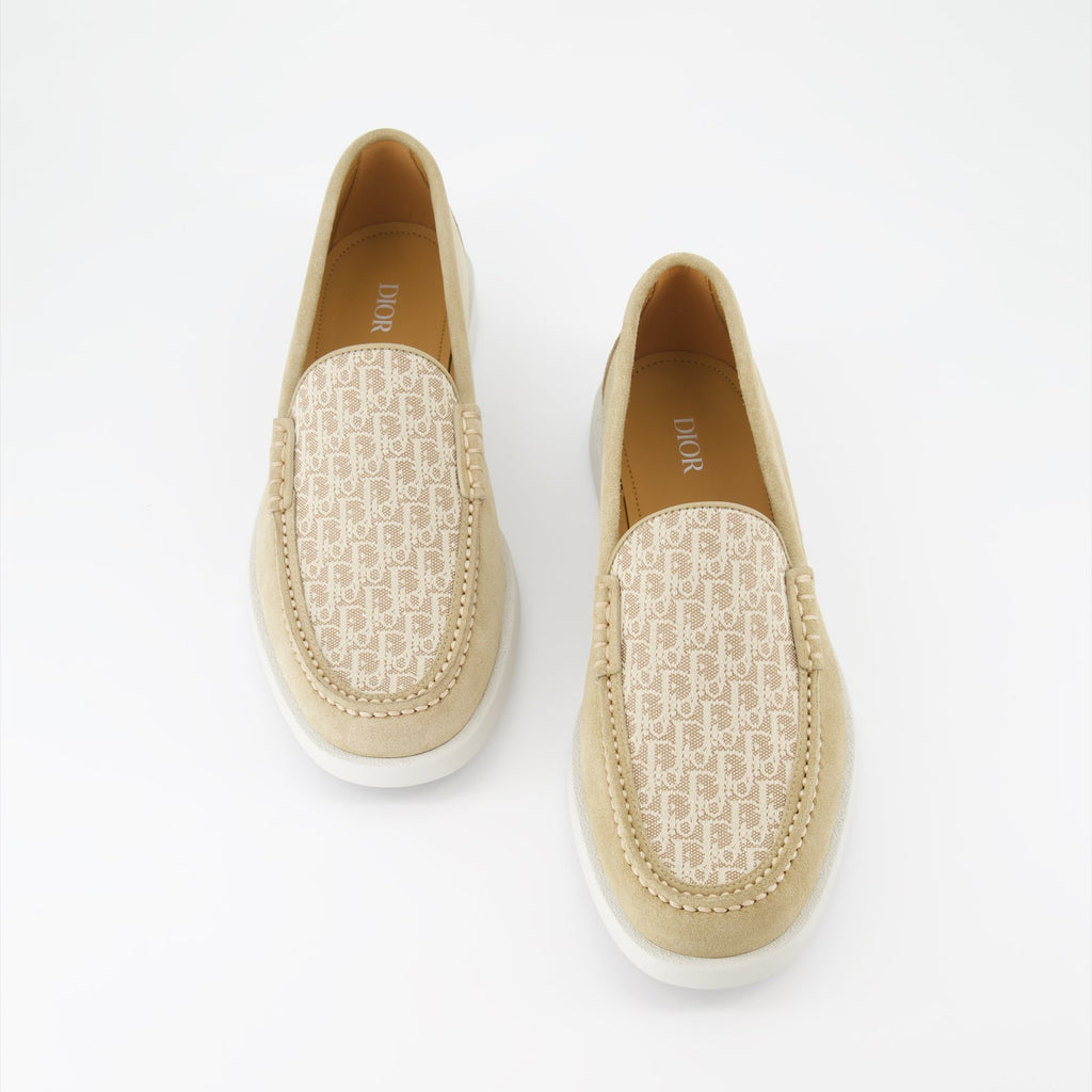 Dior, Granville Moccasins, Luxury footwear, Men's fashion, Beige Moccasins