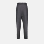 Dior, luxury trousers, gray pleated trousers, men's fashion, high-end menswear