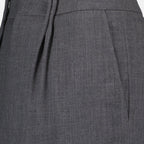 Dior, luxury trousers, gray pleated trousers, men's fashion, high-end menswear