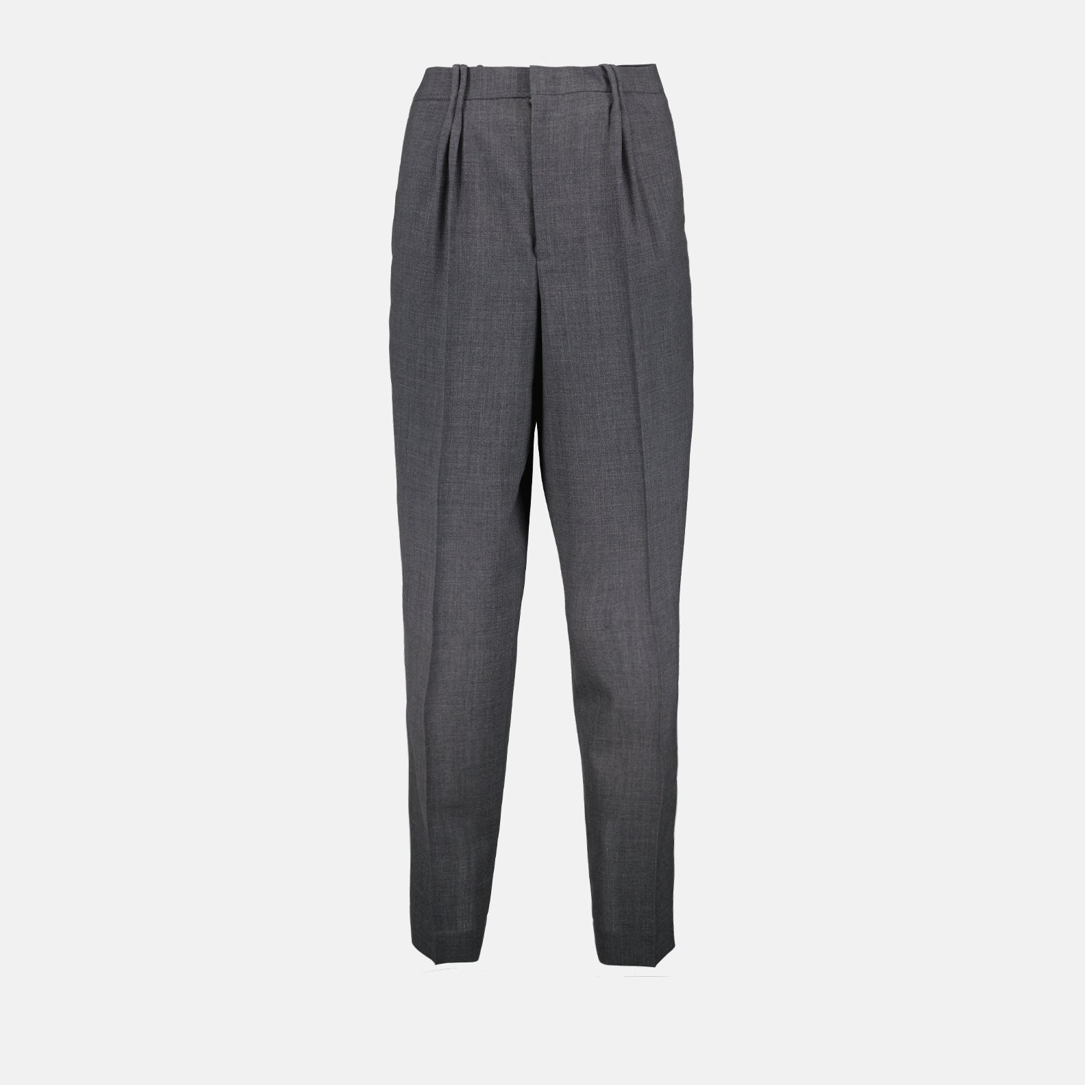 Dior, luxury trousers, gray pleated trousers, men's fashion, high-end menswear
