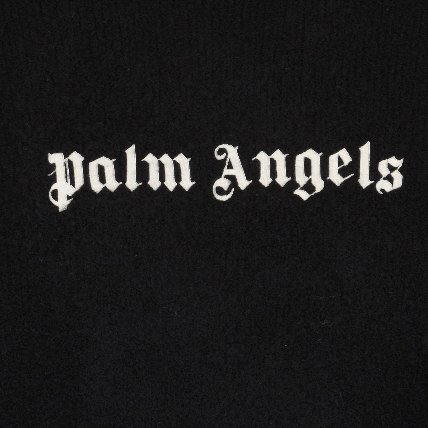 Palm Angels, men's luxury sweater, black logo sweater, high-end fashion, designer streetwear