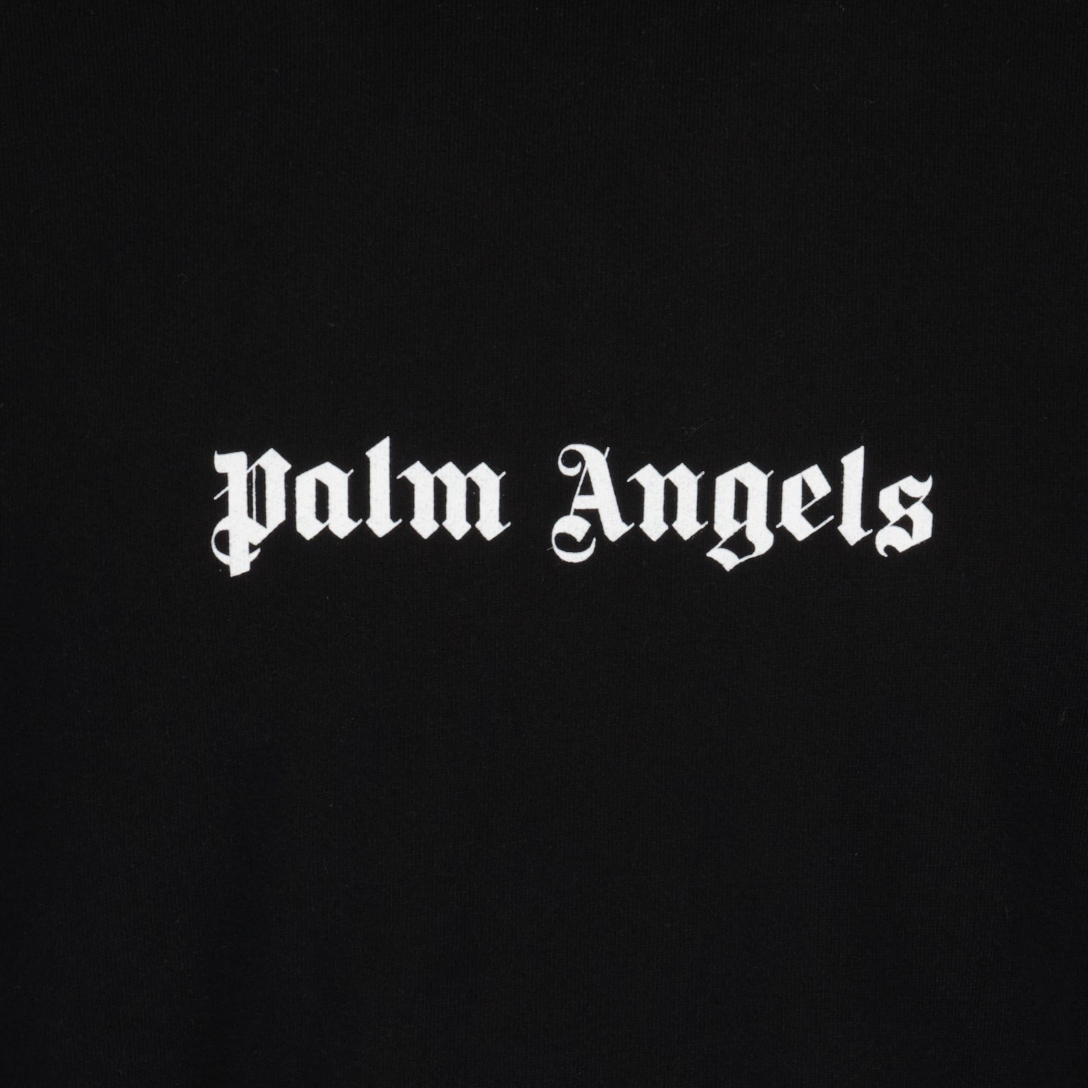 Palm Angels, black logo sweatshirt, luxury menswear, designer sweatshirts, high-end fashion