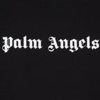 Palm Angels, men's luxury t-shirt, black logo t-shirt, designer t-shirt, premium men's fashion