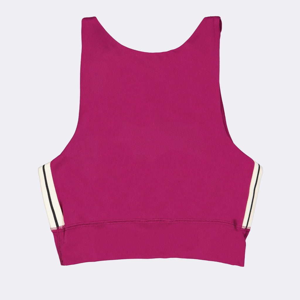 luxury sports bra, Palm Angels, pink sports bra, athletic wear, high-end sportswear
