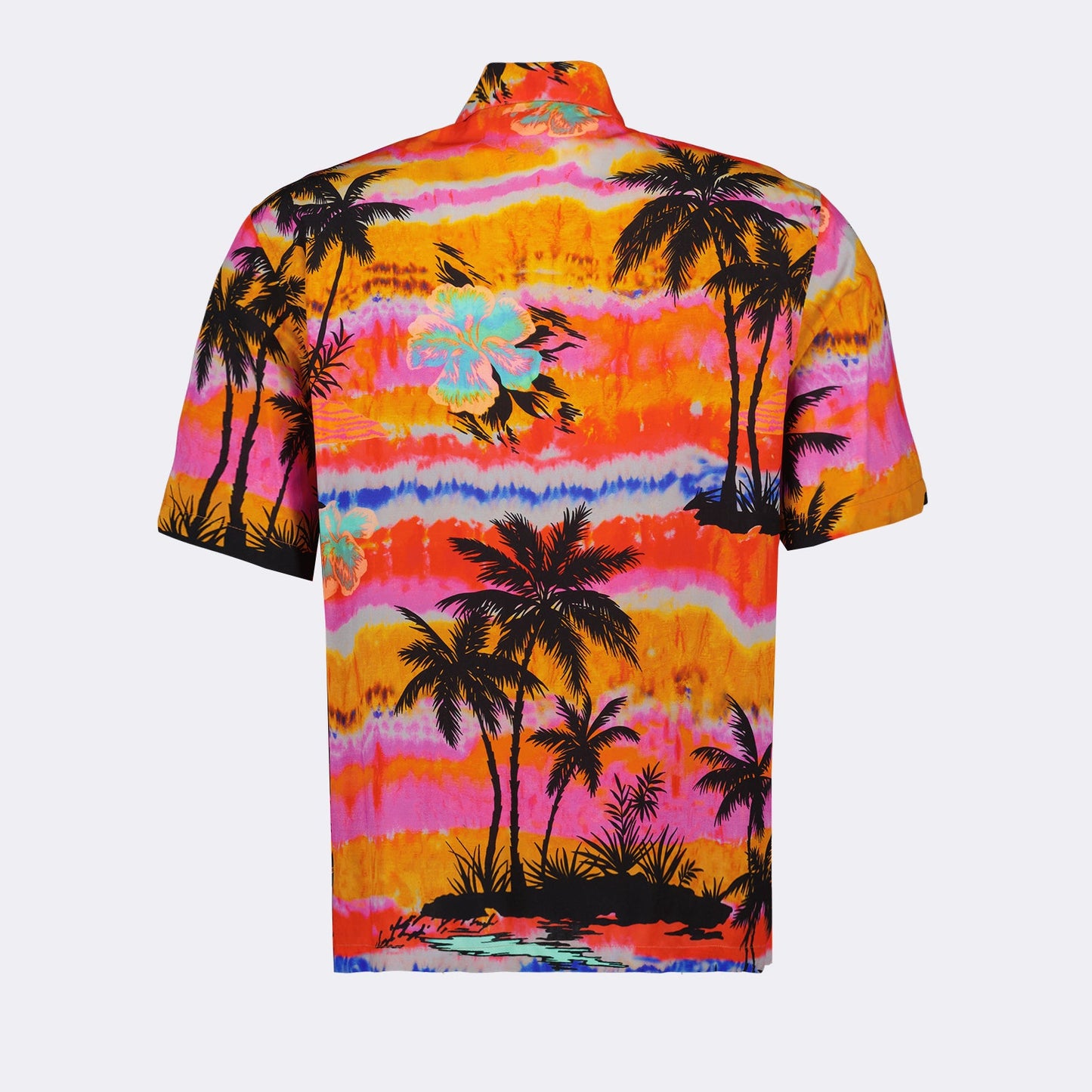 Palm Angels, Psychedelic Palms, Multicolored Shirt, Luxury Fashion, Tropical Print