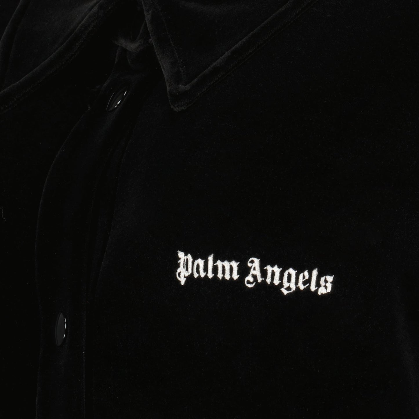 velvet track shirt, Palm Angels, women's luxury shirt, designer women's shirt, elegant women's blouse