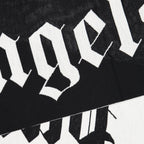 Palm Angels scarf, luxury accessory, black and white scarf, designer scarf, stylish scarf