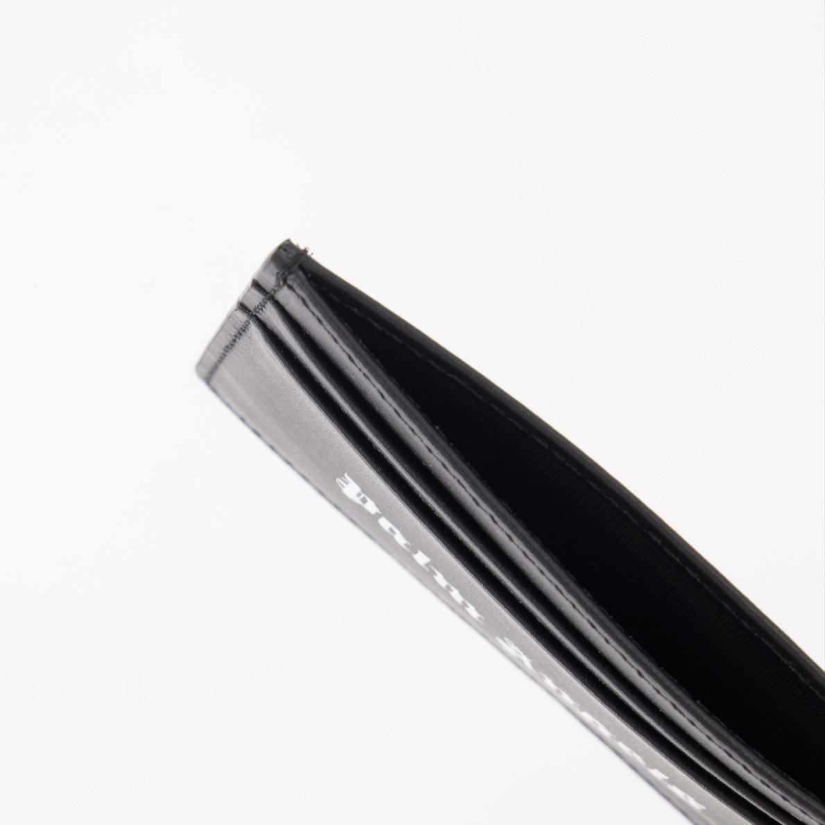 Palm Angels, black leather card holder, luxury accessory, men's designer card holder, elegant card wallet