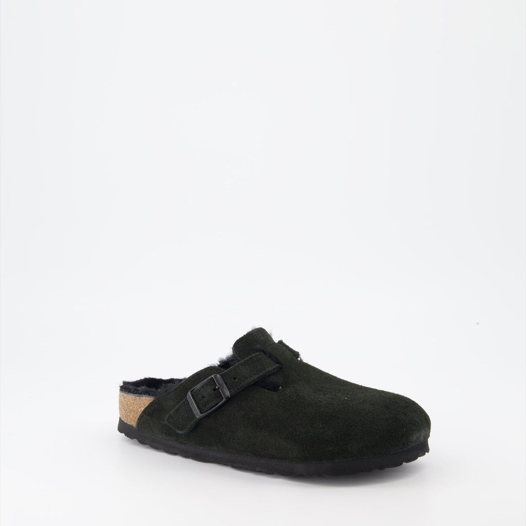Boston Suede Mules with Soft Footbed Birkenstock Women WE IN
