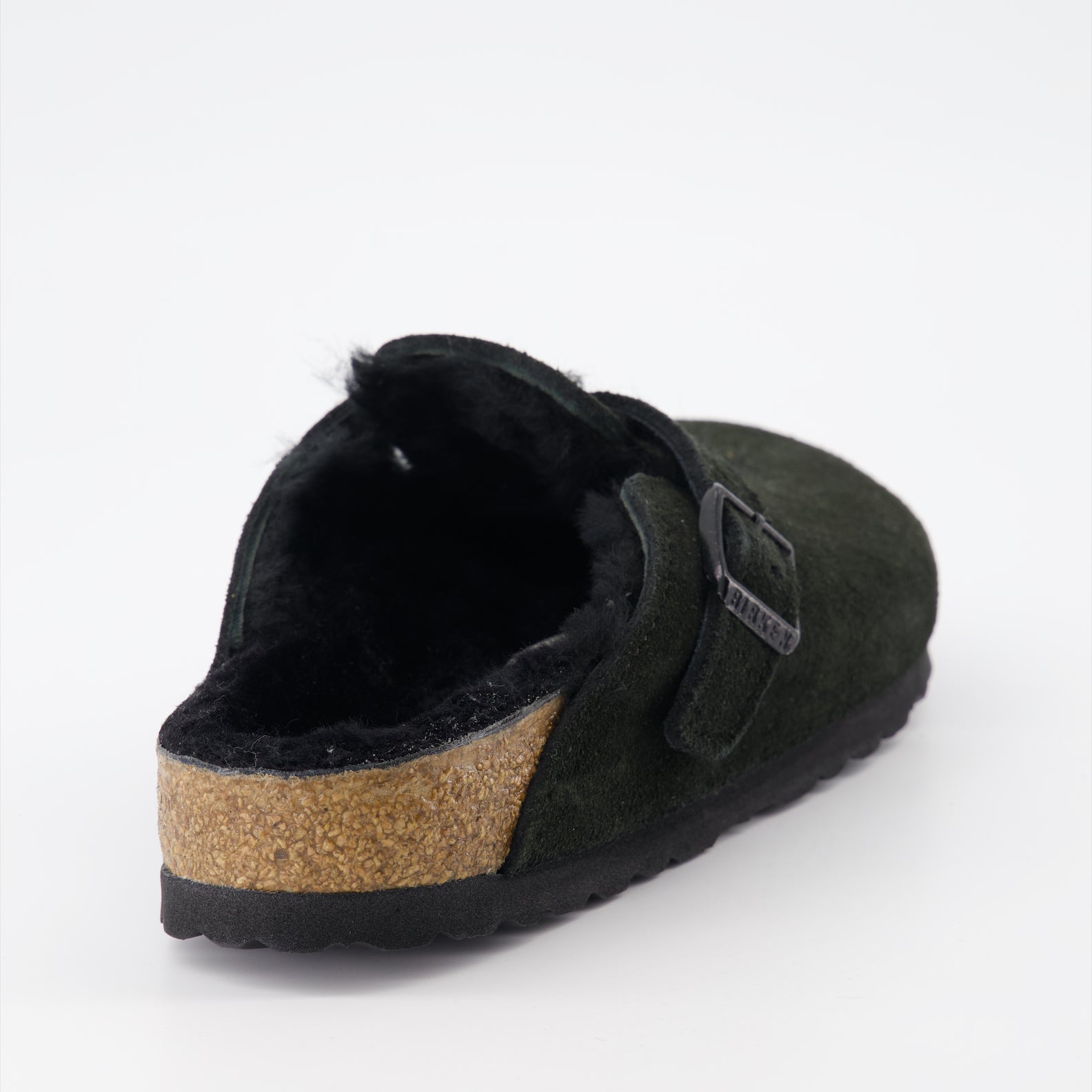 Image of Boston Suede Mules with Soft Footbed by Birkenstock for Women - Season Autumn-Winter 2024 - Product detail view 3