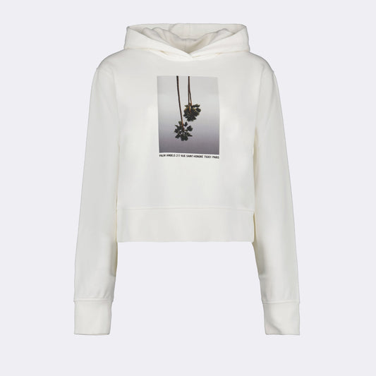 Palm Angels, White Mirage Hoodie, luxury streetwear, designer hoodie, high-end fashion