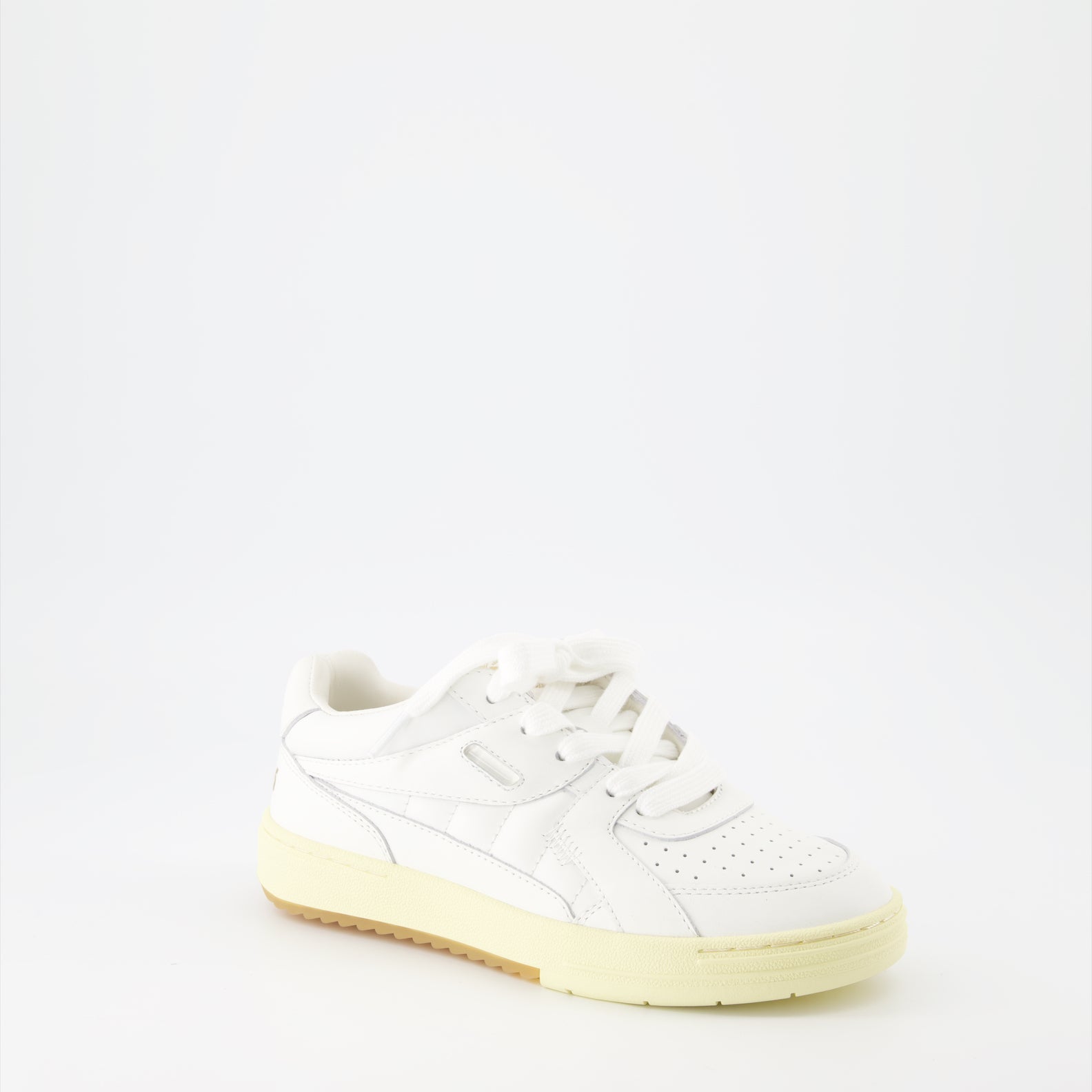 Palm Angels sneakers, luxury white sneakers, designer footwear, high-end sneakers, Palm University sneakers