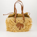 Raffia bag, Palm Angels tote, luxury handbags, chic accessories, contemporary design