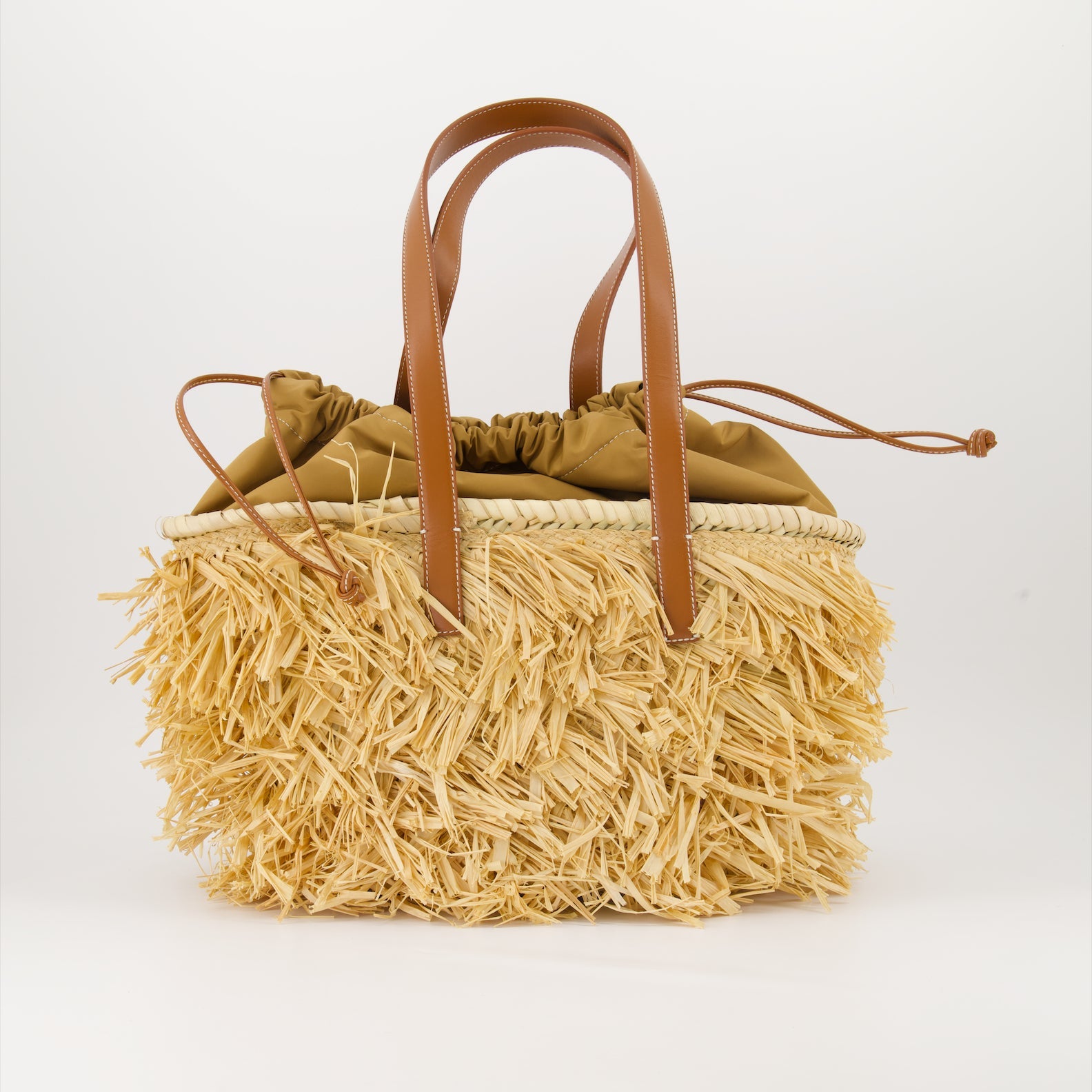 Raffia bag, Palm Angels tote, luxury handbags, chic accessories, contemporary design