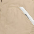 luxury vest, beige sleeveless jacket, Palm Angels, high-end fashion, tailored vest