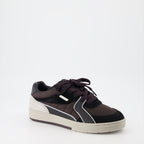 Palm Angels sneakers, luxury sneakers, stylish footwear, gray and black sneakers, Palm University shoes