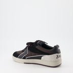 Palm Angels sneakers, luxury sneakers, stylish footwear, gray and black sneakers, Palm University shoes