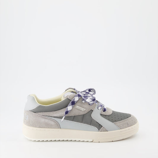 Palm University sneakers, gray-beige sneakers, luxury casual footwear, Palm Angels sneakers, high-end fashion sneakers