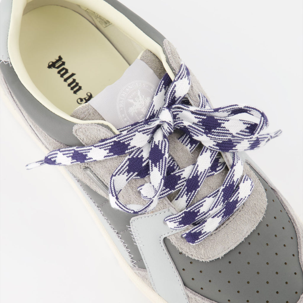 Palm University sneakers, gray-beige sneakers, luxury casual footwear, Palm Angels sneakers, high-end fashion sneakers