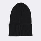 <br>Palm Angels, Black Beanie, Logo Beanie, Luxury Accessories, Designer Headwear<br>