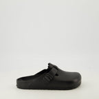 Birkenstock Boston Mules, EVA slip-on shoes, adjustable mules, black mules, comfortable footwear