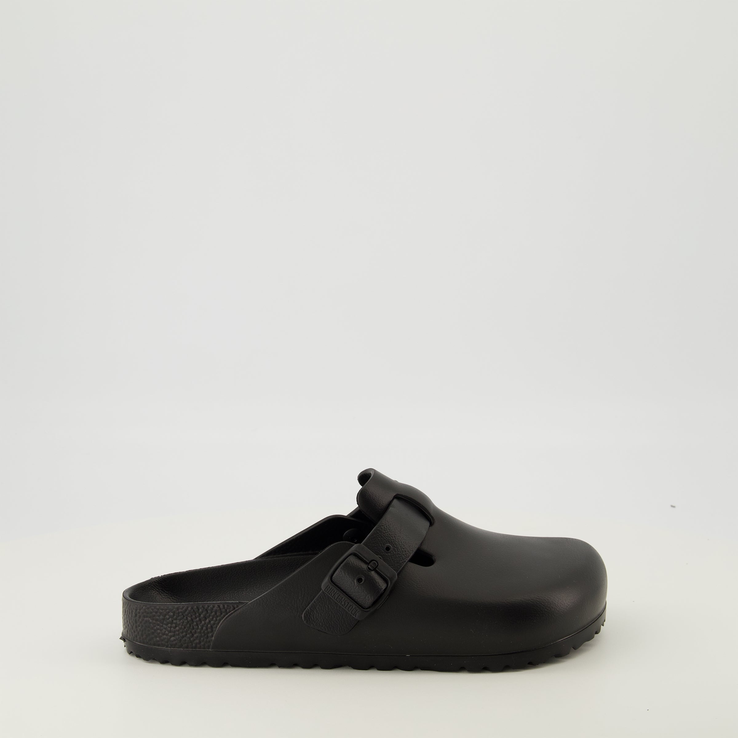 Birkenstock Boston Mules, EVA slip-on shoes, adjustable mules, black mules, comfortable footwear